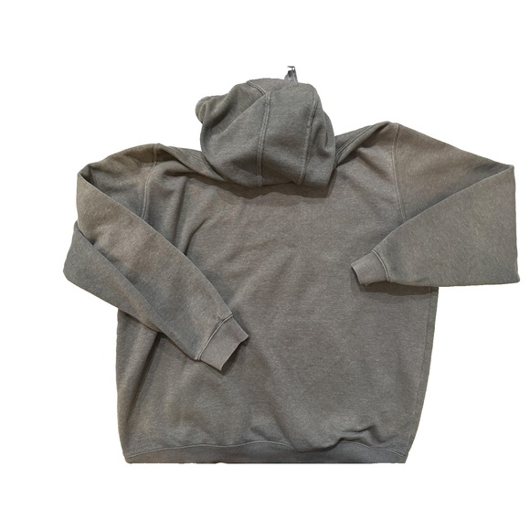 Carhartt Hoodie Mens 2XL Gray Sherpa Lined Fleece Pullover Sweatshirt Workwear - Picture 5 of 5